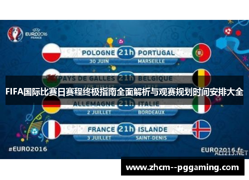 FIFA国际比赛日赛程终极指南全面解析与观赛规划时间安排大全
